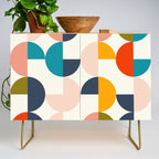 Mid Century Modern Geometry 2 Credenza Gallery Image 1