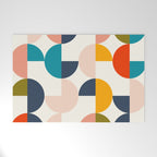 Mid Century Modern Geometry 2 Welcome Mat Gallery Image 1
