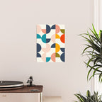 Mid Century Modern Geometry 2 Poster Gallery Image 2