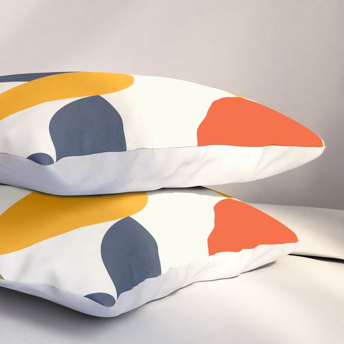 Mid Century Modern Geometry 2 Pillow Sham Gallery Image 3