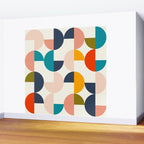 Mid Century Modern Geometry 2 Wall Mural Gallery Image 2