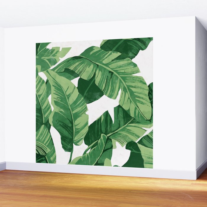Tropical banana leaves IV Wall Mural Gallery Image 2