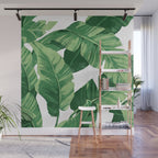 Tropical banana leaves IV Wall Mural Gallery Image 1