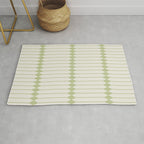 Minimal Geometric Pattern - Green Rug Gallery Image 1