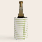Minimal Geometric Pattern - Green Wine Chiller Gallery Image 3