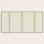 Minimal Geometric Pattern - Green Desk Mat Gallery Image 3