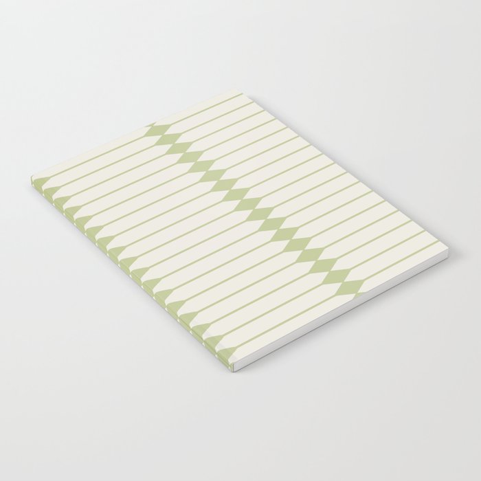 Minimal Geometric Pattern - Green Notebook Gallery Image 2