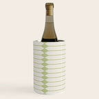 Minimal Geometric Pattern - Green Wine Chiller Gallery Image 2