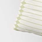 Minimal Geometric Pattern - Green Pillow Sham Gallery Image 4