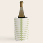 Minimal Geometric Pattern - Green Wine Chiller Gallery Image 1