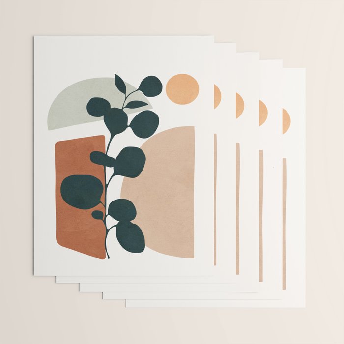 Soft Shapes V Wrapping Paper Gallery Image 3