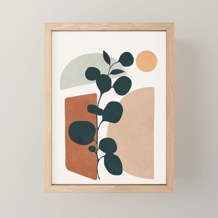 Soft Shapes V Mini Art Print Gallery Image 1