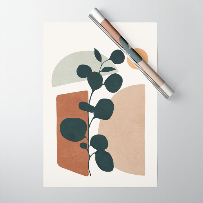Soft Shapes V Wrapping Paper Gallery Image 1