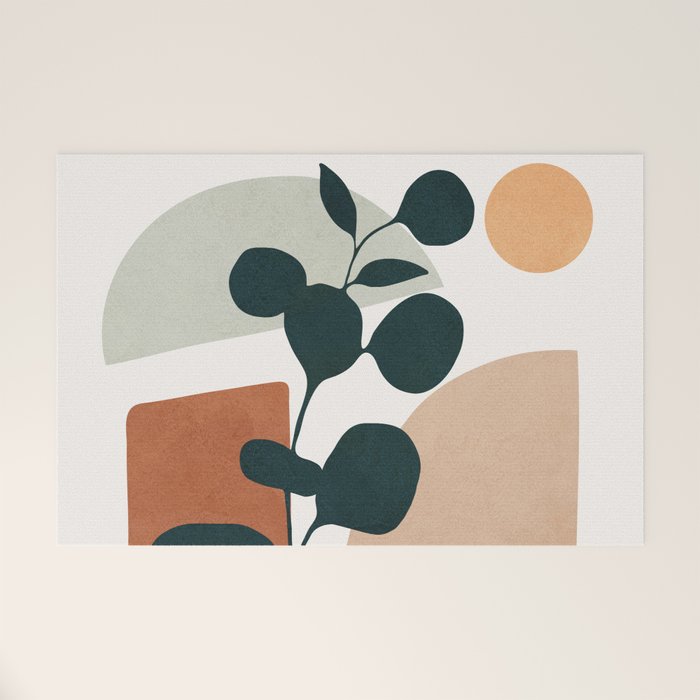 Soft Shapes V Welcome Mat Gallery Image 1