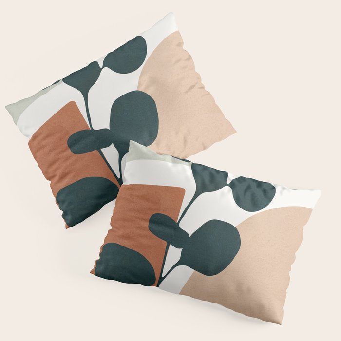 Soft Shapes V Pillow Sham Gallery Image 1