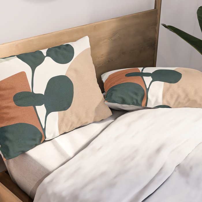 Soft Shapes V Pillow Sham Gallery Image 2