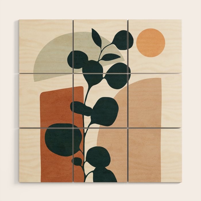 Soft Shapes V Wood Wall Art Gallery Image 1