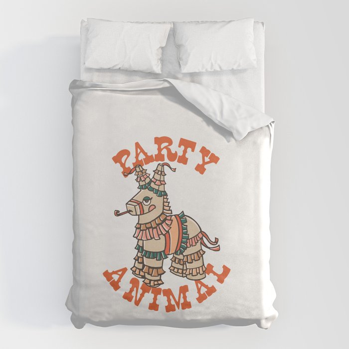 Party Animal Donkey Pinata Duvet Cover Gallery Image 6