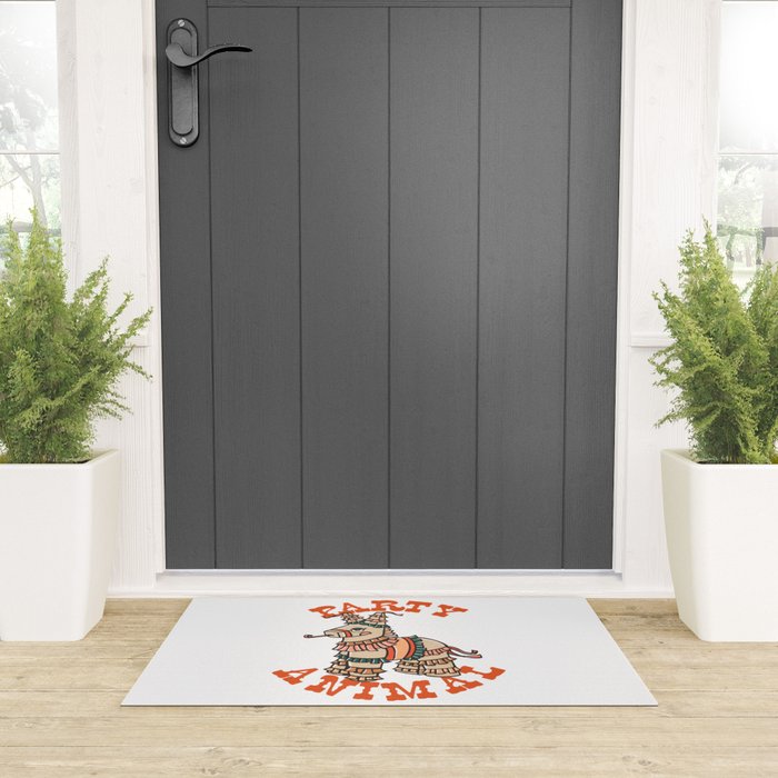 Party Animal Donkey Pinata Welcome Mat Gallery Image 3