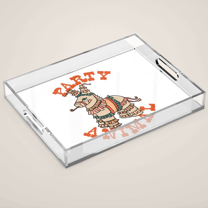 Party Animal Donkey Pinata Acrylic Tray Gallery Image 1