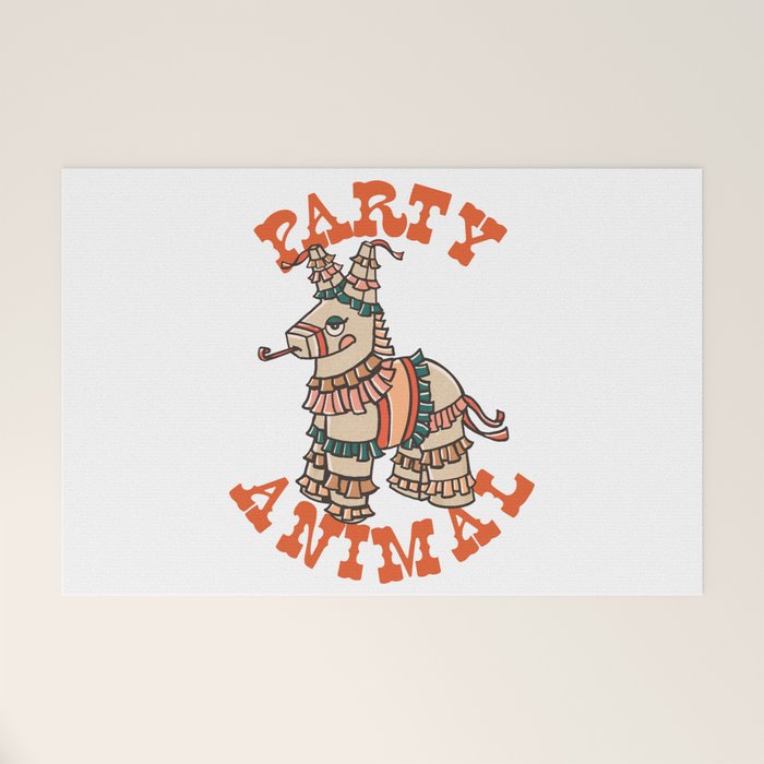 Party Animal Donkey Pinata Welcome Mat Gallery Image 1