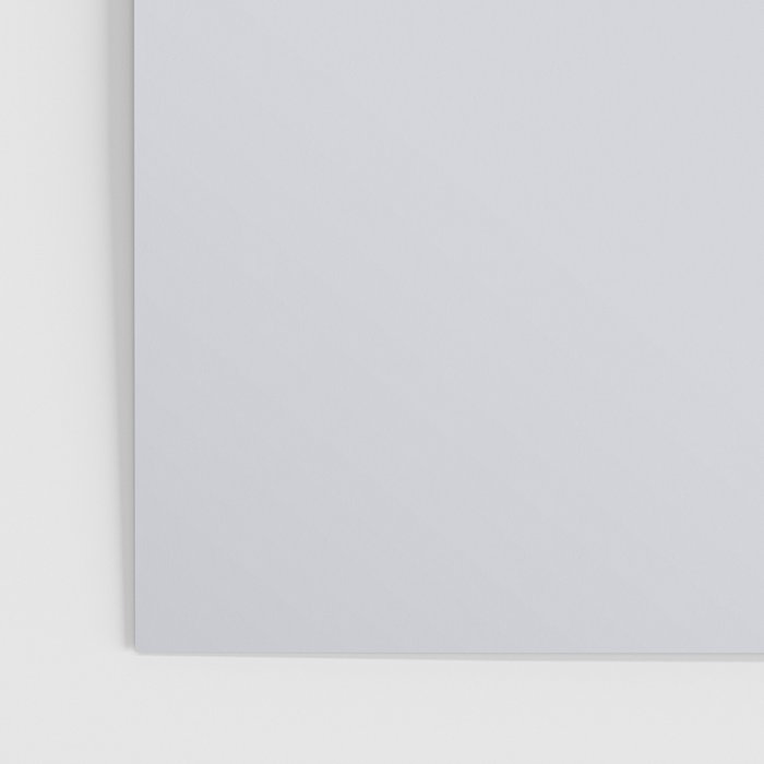 Zen Hill - Minimalist Color Block in Sage Green and Silver Gray Poster Gallery Image 3