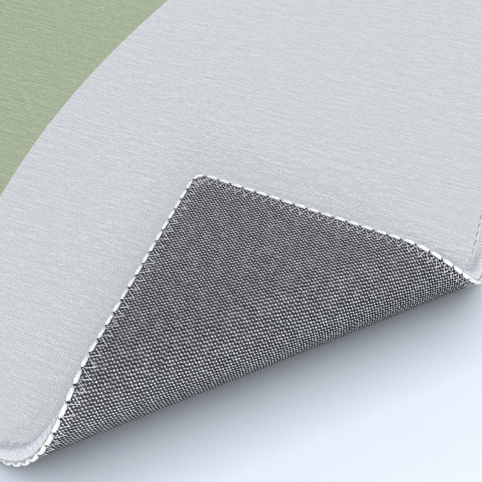 Zen Hill - Minimalist Color Block in Sage Green and Silver Gray Rug Gallery Image 4