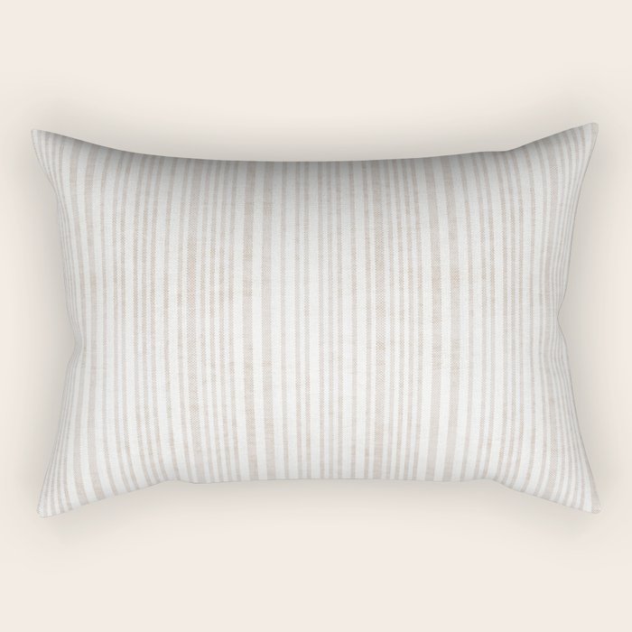 AEGEAN SOFT TICKING STRIPE Rectangular Pillow Gallery Image 2