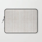 AEGEAN SOFT TICKING STRIPE Laptop Sleeve Gallery Image 1