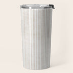 AEGEAN SOFT TICKING STRIPE Travel Mug Gallery Image 2