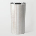 AEGEAN SOFT TICKING STRIPE Travel Mug Gallery Image 1