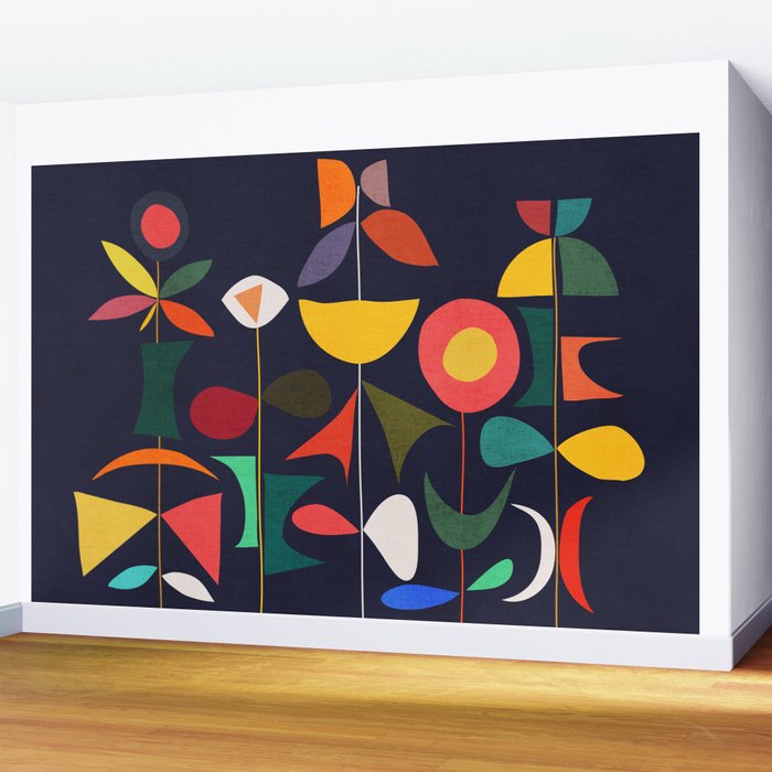Klee's Garden Wall Mural Gallery Image 2