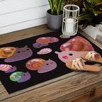 Land snail - dark Outdoor Rug Gallery Image 2