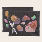 Land snail - dark Placemat Gallery Image 1
