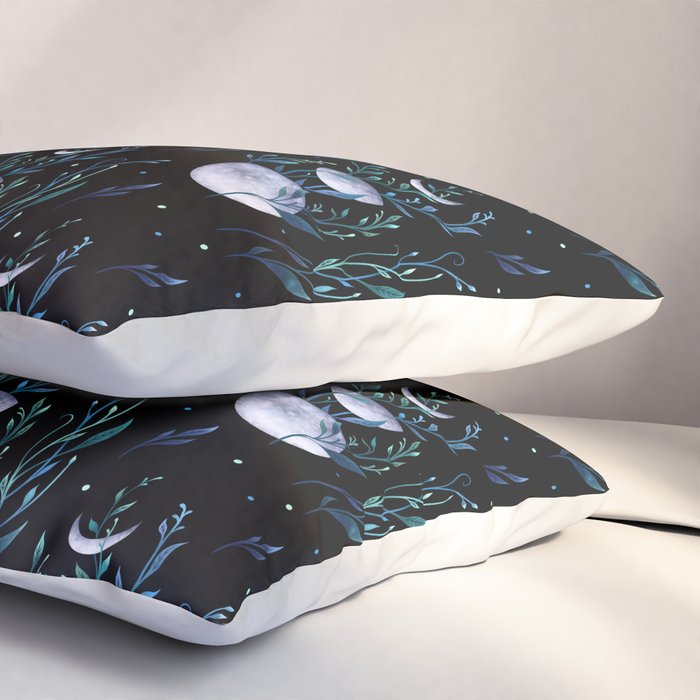 Phase & Grow - Teal Pillow Sham Gallery Image 3