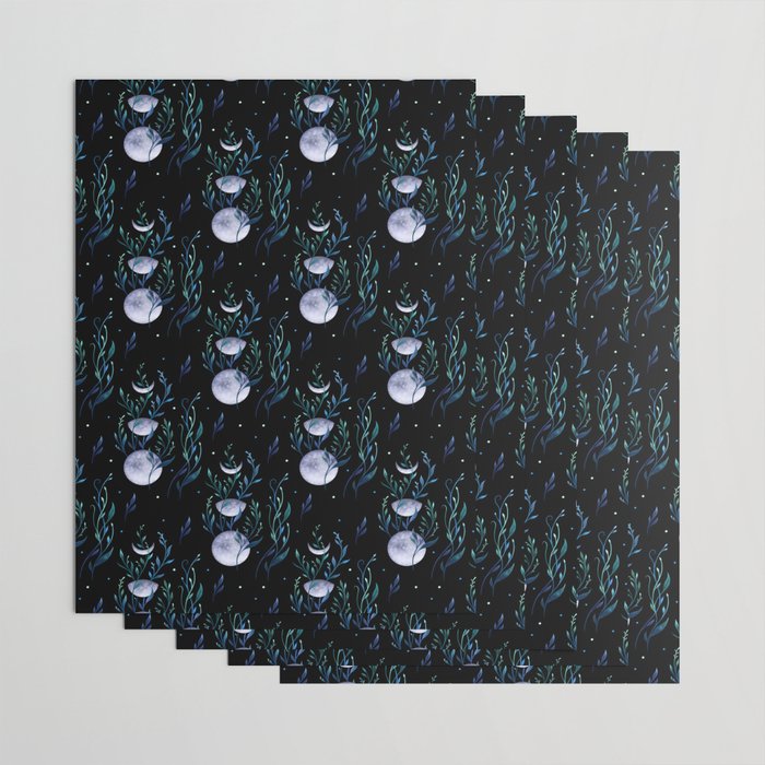 Phase & Grow - Teal Wrapping Paper Gallery Image 3
