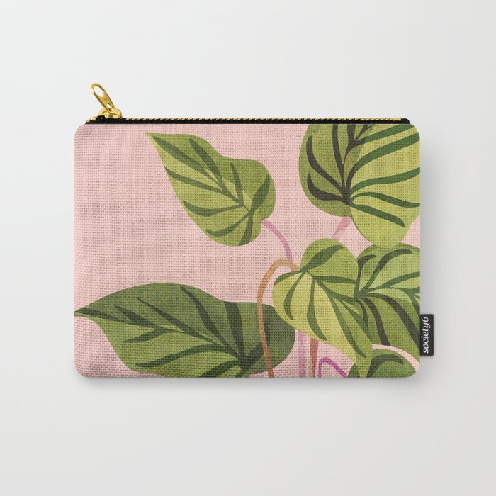 Upstart Pink and Green Houseplant Carry All Pouch Gallery Image 1