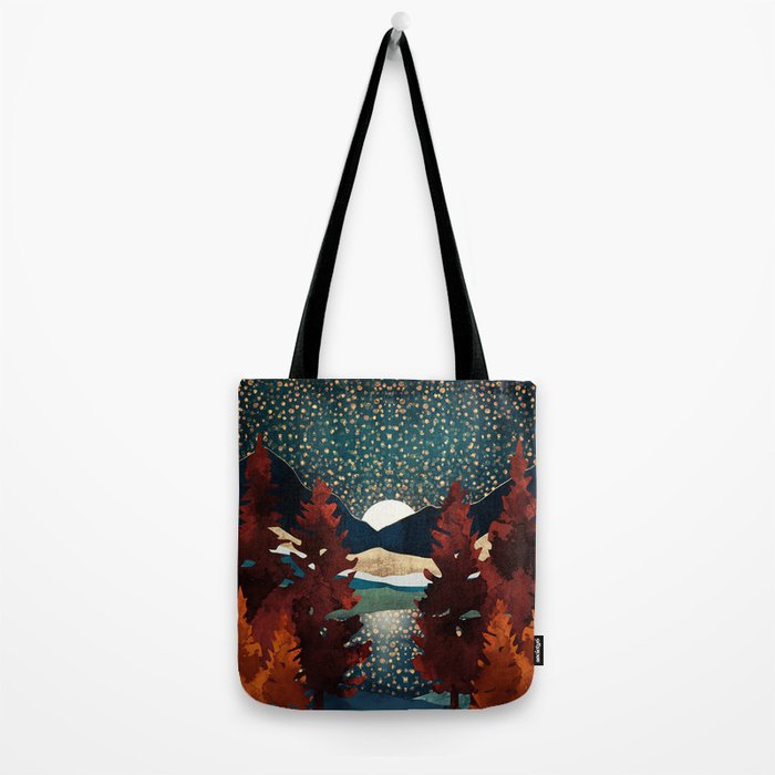 Star Sky Reflection Tote Bag Gallery Image 2