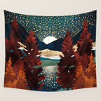 Star Sky Reflection Wall Tapestry Gallery Image 4