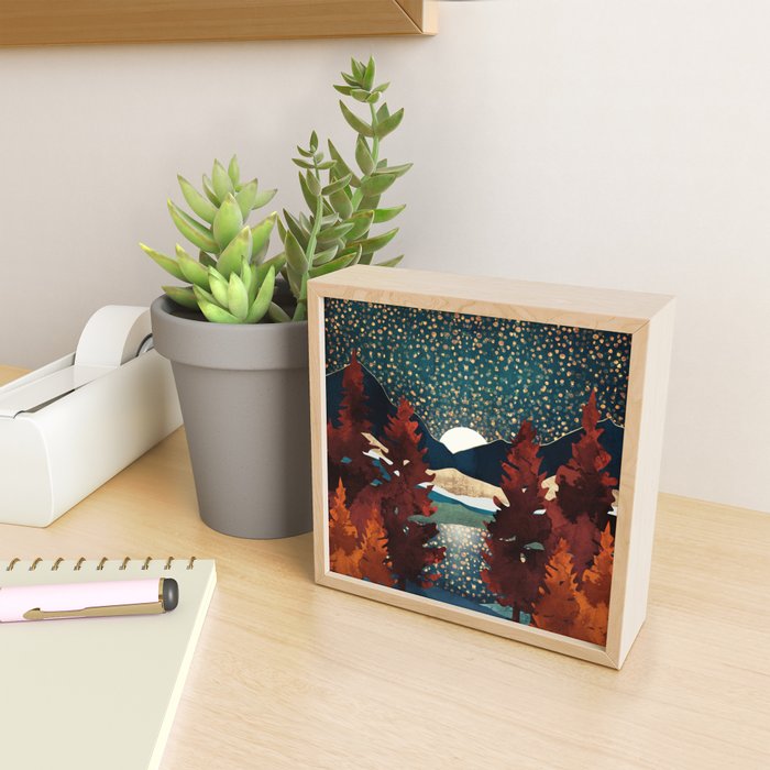 Star Sky Reflection Mini Art Print Gallery Image 2