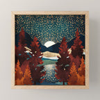 Star Sky Reflection Mini Art Print Gallery Image 1