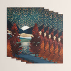 Star Sky Reflection Wrapping Paper Gallery Image 3