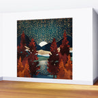 Star Sky Reflection Wall Mural Gallery Image 2