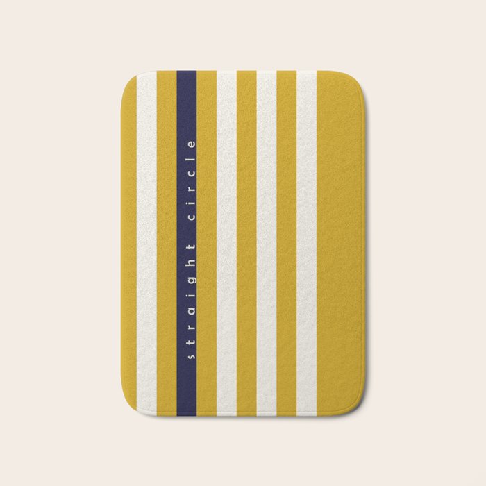 expectant iteration straight circle Bath Mat Gallery Image 1
