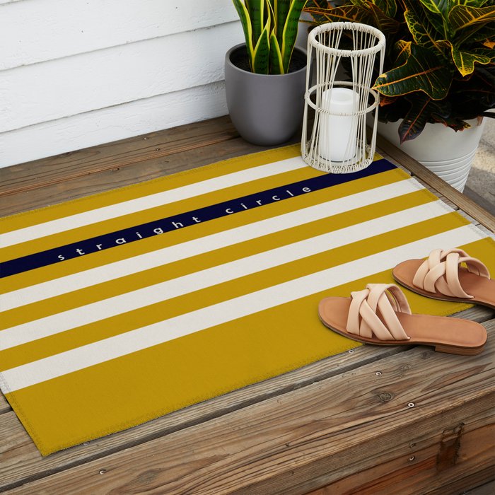 expectant iteration straight circle Outdoor Rug Gallery Image 2