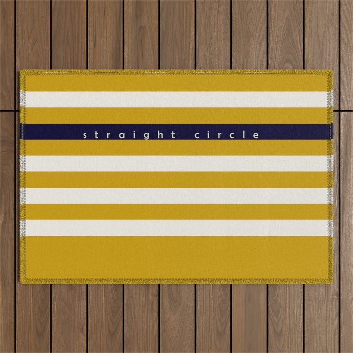 expectant iteration straight circle Outdoor Rug Gallery Image 1