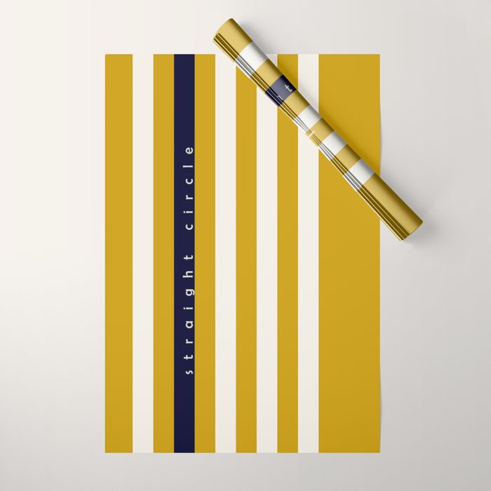 expectant iteration straight circle Wrapping Paper Gallery Image 1
