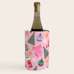 Cute Christmas Pink Wine Chiller Gallery Image 1