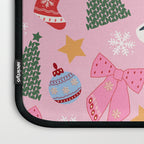Cute Christmas Pink Laptop Sleeve Gallery Image 3