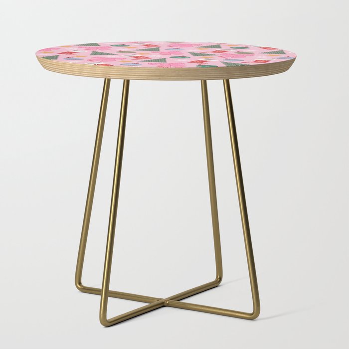 Cute Christmas Pink Side Table Gallery Image 1